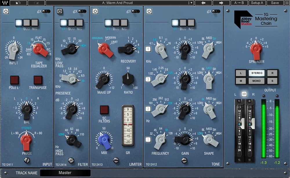 Waves Abbey Road TG Mastering Chain